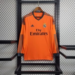 2013-2014 Retro Long Sleeve Real Madrid Third Away Football Shirt 1:1 Thai Quality