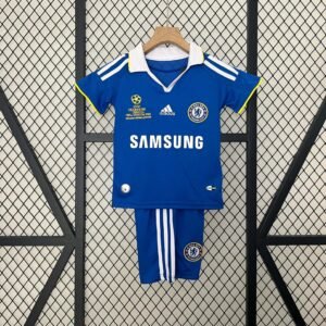 2008-2009 Retro kids Chelsea FC Champions League version Home Football Shirt 1:1 Thai Quality