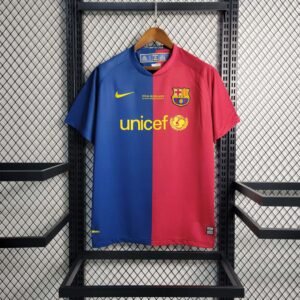 2008-2009 Retro Barcelona Champions League Home Football Shirt 1:1 Thai Quality