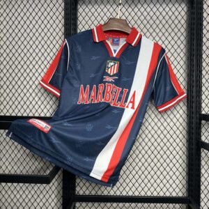 1998-1999 Retro Atletico Madrid Away Football Shirt 1:1 Thai Quality