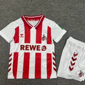 2025-2026 KIDS 1. FC Köln Home Football Shirt 1:1 Thai Quality