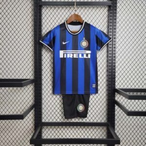 2009-2010 Retro KIDS Inter Milan Home Football Shirt 1:1 Thai Quality