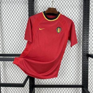 2000-2001 Retro Belgium Home Football Shirt 1:1 Thai Quality