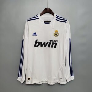 2010-2011 Retro Long Sleeve Real Madrid Home Football Shirt 1:1 Thai Quality