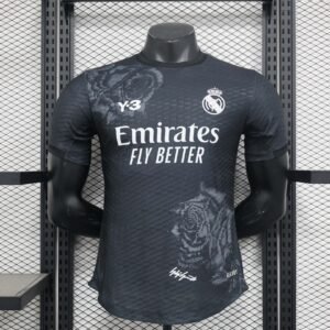 2024-2025 player version Real Madrid Y3 Edition black Football Shirt 1:1 Thai Quality