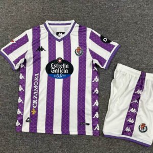 2025-2026 KIDS Real Valladolid Home Football Shirt 1:1 Thai Quality