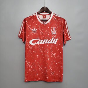 1989-1991 Retro Liverpool Home Football Shirt 1:1 Thai Quality