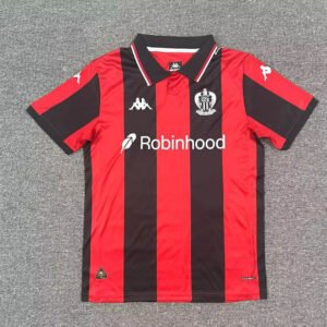 2025-2026 OGC Nice Home Football Shirt 1:1 Thai Quality