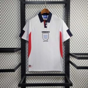 1998 Retro England Home Football Shirt 1:1 Thai Quality
