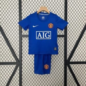 2008-2009 Retro KIDS Manchester United Third away Football Shirt 1:1 Thai Quality
