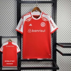 2024-2025 Internacional Home All sponsored Football Shirt 1:1 Thai Quality
