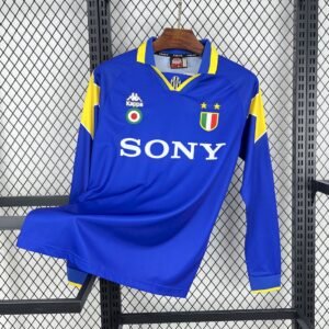 1995-1996 Retro Long Sleeve Juventus FC Away Football Shirt 1:1 Thai Quality