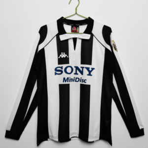 1997-1998 Retro Long Sleeve Juventus Home Football Shirt 1:1 Thai Quality