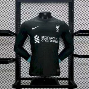 2024-2025 Long Sleeve Player Version Liverpool Away Football Shirt 1:1 Thai Quality