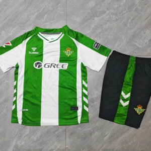 2025-2026 KIDS Real Betis Home Football Shirt 1:1 Thai Quality