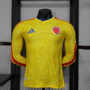 2025-2026 Long Sleeve Player Version Colombia Home Football Shirt 1:1 Thai Quality