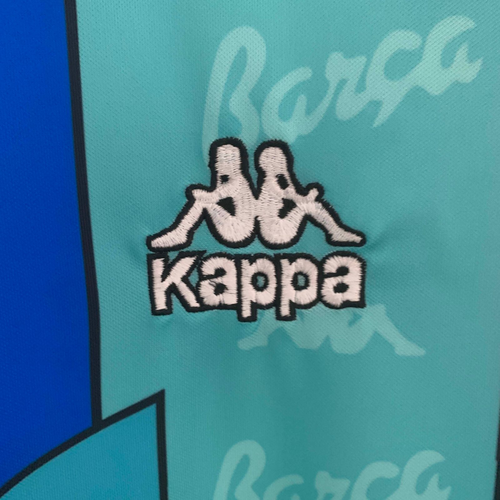 50b10c7933c85da1cf47a1673e82488f 1995-1997 Retro Long Sleeve Barcelona Away Football Shirt 1:1 Thai Quality - Image 7