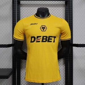 2024-2025 Player Version Wolverhampton Wanderers Wolves Home Football Shirt 1:1 Thai Quality