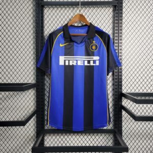 2001-2002 Retro Inter Milan Home Football Shirt 1:1 Thai Quality