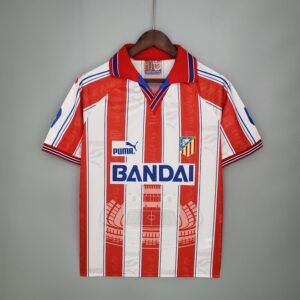 1996-1997 Retro Atletico Madrid Home Football Shirt 1:1 Thai Quality