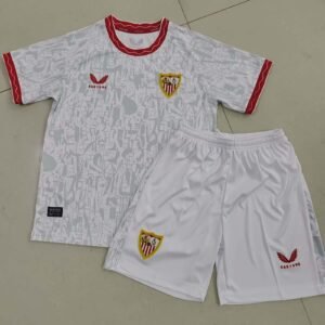 2024-2025 KIDS Sevilla FC Home Football Shirt 1:1 Thai Quality