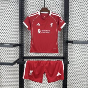 2025-2026 KIDS Liverpool FC Home Football Shirt 1:1 Thai Quality