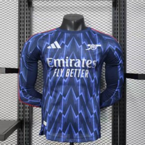 2025-2026 Long Sleeve Players Version Arsenal FC Away Football Shirt 1:1 Thai Quality
