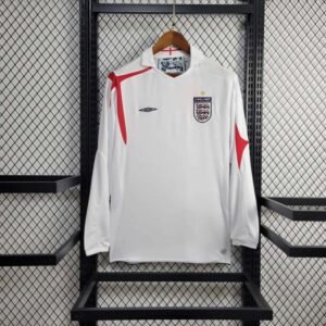 2006 Retro Long sleeve England Home Football Shirt 1:1 Thai Quality