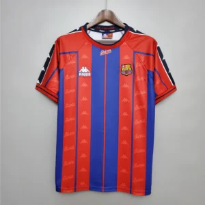 1997-1998 Retro Barcelona Home Football Shirt 1:1 Thai Quality