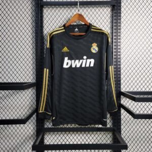 2011-2012 Retro Long Sleeve Real Madrid Away Football Shirt 1:1 Thai Quality
