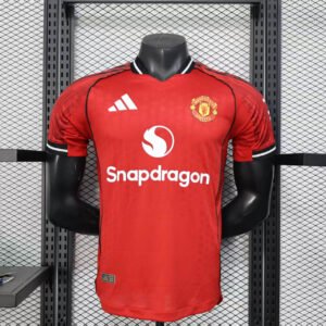 2025-2026 Player Version Manchester United Home Football Shirt 1:1 Thai Quality