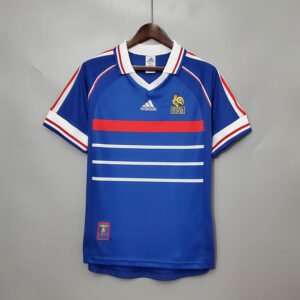 1998 Retro France Home Football Shirt 1:1 Thai Quality