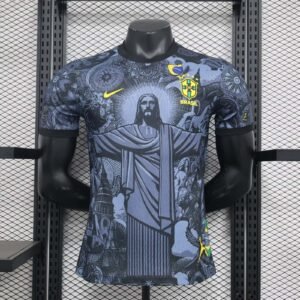 2024 Player Version Brazil Jesus Football Shirt 1:1 Thai Quality