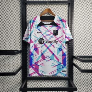 2023-2024 Barcelona White Training  Football Shirt 1:1 Thai Quality