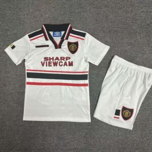 1997-1999 Retro KIDS Manchester United Away Football Shirt 1:1 Thai Quality