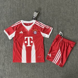 2025-2026 KIDS FC Bayern Munich Home Football Shirt 1:1 Thai Quality