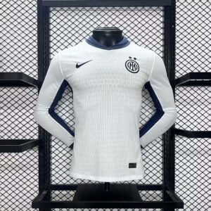2024-2025 Long Sleeve Player Version Inter Milan Away Football Shirt 1:1 Thai Quality