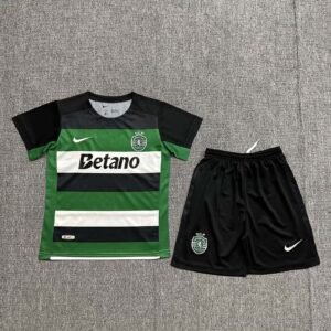 2024-2025  KIDS Sporting CP Home Football Shirt 1:1 Thai Quality