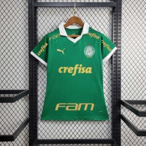 2024-2025 Woman Palmeiras Home + all sponsorsFootball Shirt 1:1 Thai Quality