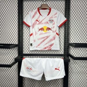 2024-2025 KIDS RB Leipzig Home Football Shirt 1:1 Thai Quality