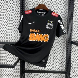2011-2012 Retro Santos black Football Shirt 1:1 Thai Quality