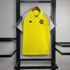 2024-2025 Flamengo yellow poloFootball Shirt 1:1 Thai Quality