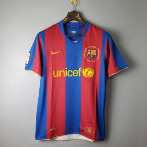 2007-2008 Retro Barcelona Home Football Shirt 1:1 Thai Quality