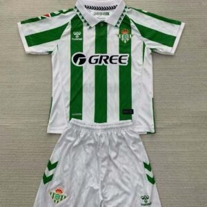 2024-2025 KIDS Real Betis Home Football Shirt 1:1 Thai Quality