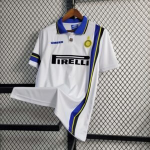 1997-1998 Retro Inter Milan Away Football Shirt 1:1 Thai Quality