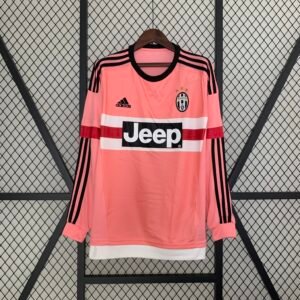 2015-2016 Retro Long Sleeve Juventus Away Football Shirt 1:1 Thai Quality