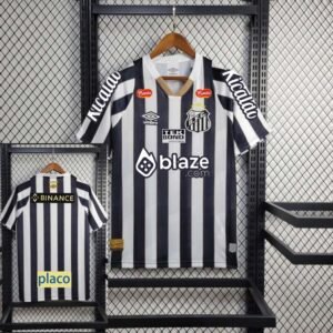 2024-2025 all sponsors Santos Away Football Shirt 1:1 Thai Quality