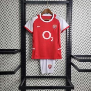 2002-2004 KIDS Retro Arsenal Home Football Shirt 1:1 Thai Quality