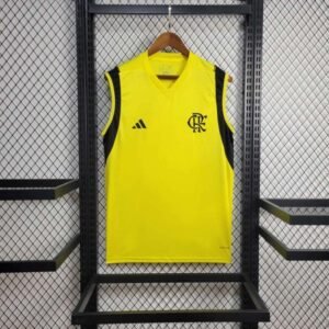 2024-2025 FlamenGo Training vest yellow Football Shirt 1:1 Thai Quality