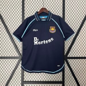 1999-2001 Retro West Ham United Third Away Football Shirt 1:1 Thai Quality